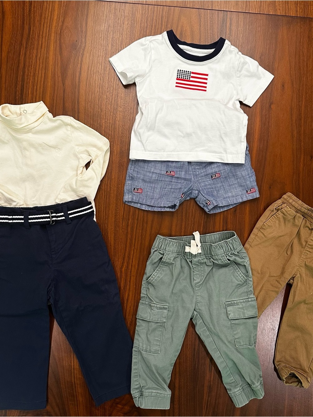 Baby Boy Clothes Bundle - Shirts, Pants, Shorts. 12-18 months